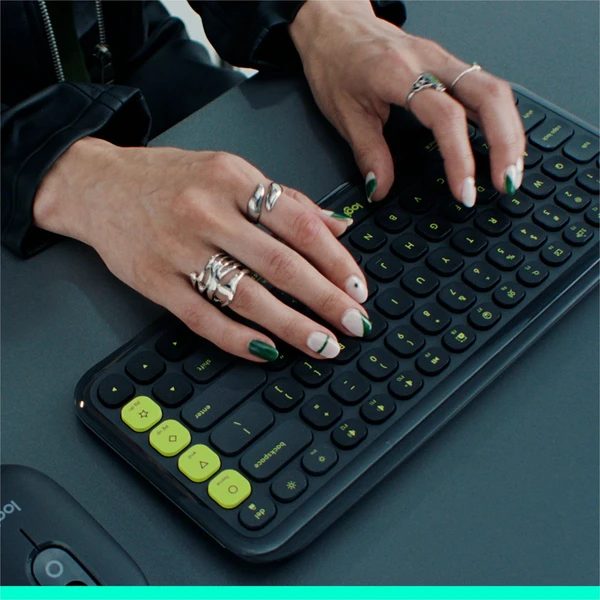 Logitech POP ICON KEYS (US) klávesnice bílá - Klávesnice - Obrázek 7BU8000O01
