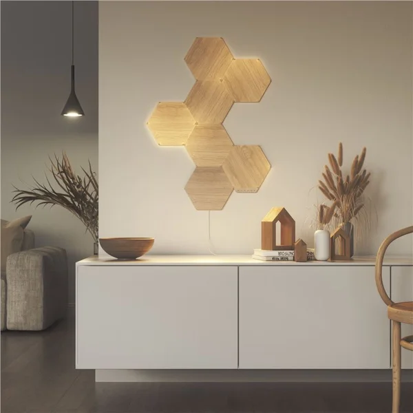 Nanoleaf Elements Hexagons Starter Kit 7 pack - Chytrá osvětlení - Obrázek 7CMJF00101