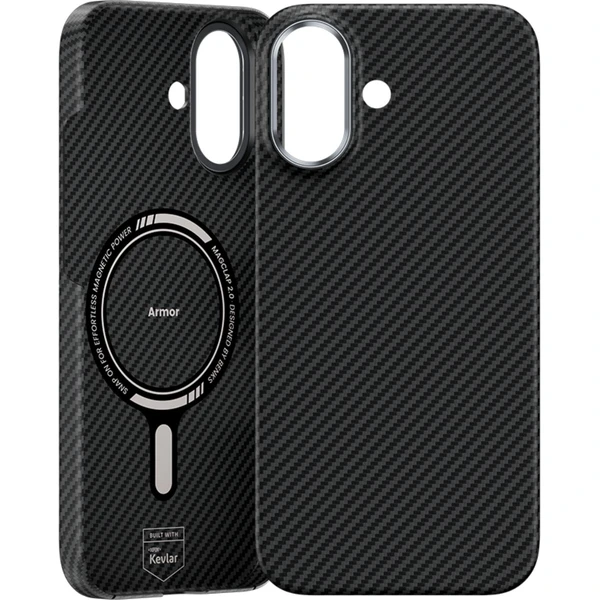 Benks ArmorAir 600D Kevlar MagSafe kryt iPhone 17 Black - Pouzdra - Obrázek 7DCK000K01