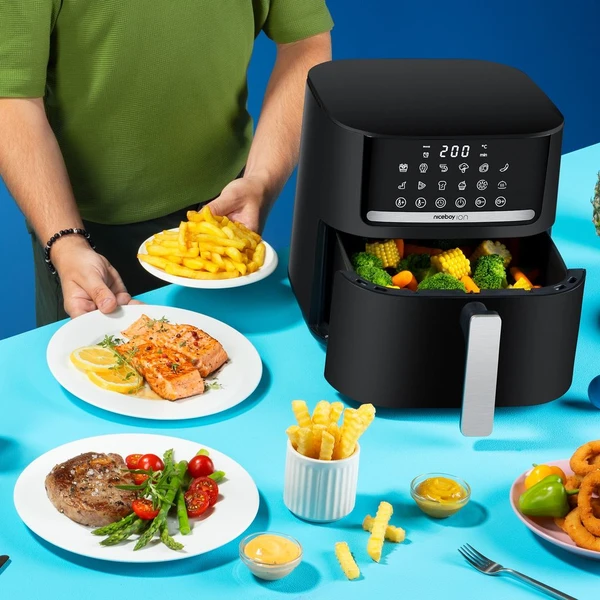 Niceboy ION AirFryer PRO horkovzdušná fritéza černá - Fritézy - Obrázek 7DRI000K01