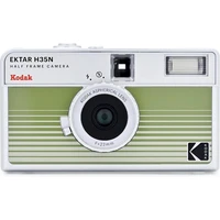 Kodak EKTAR H35N Striped Analogový fotoaparát zelený - Fotoaparáty