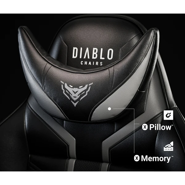 Diablo X-Ray 2.0 King Size herní židle černo-šedá - Židle - Obrázek 7FCG000K01
