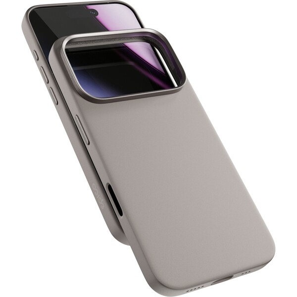 Epico Silicone Pro Mag+ kryt pro iPhone 17 Pro Max Qi2 & Magsafe kompatibilní titanový Titanová