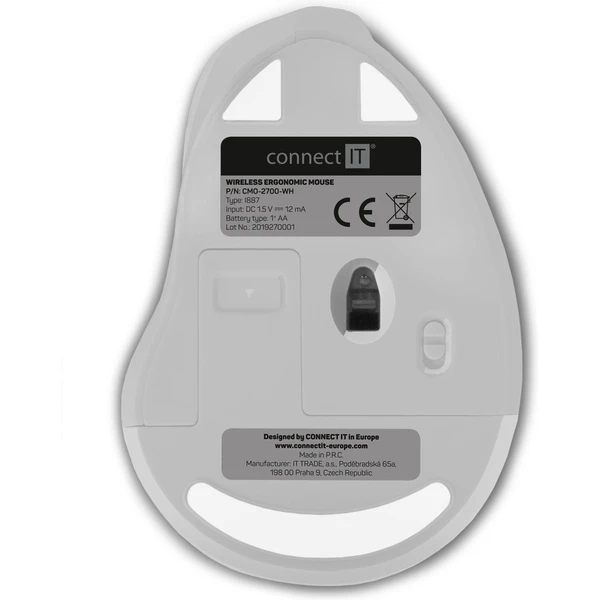 CONNECT IT FOR HEALTH ergonomická vertikální myš bílá - Myši - Obrázek 7GPN600301