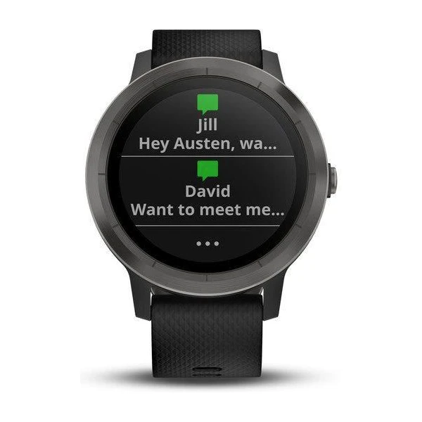 Garmin vívoActive3 Optic chytré hodinky PVD šedé/černý pásek - Chytré hodinky - Obrázek 7GRN000101