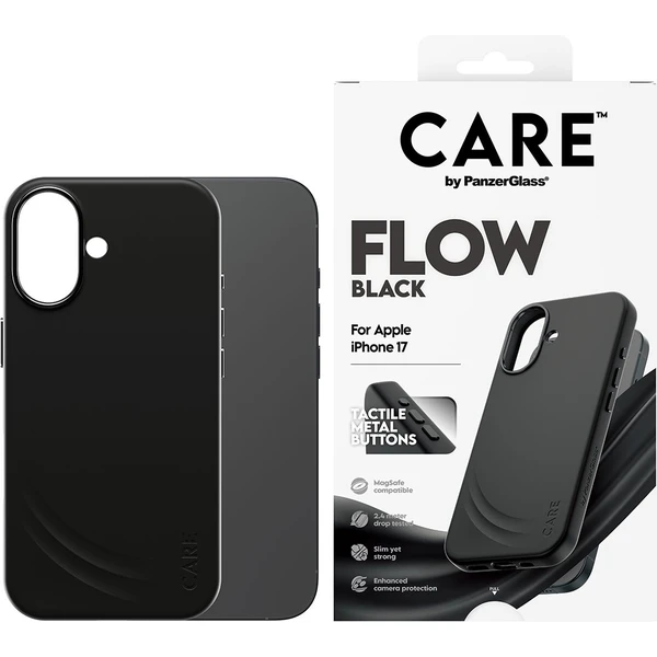 PanzerGlass® CARE Flow kryt s MagSafe Apple iPhone 17 černý - Pouzdra - Obrázek 7HDH000K01