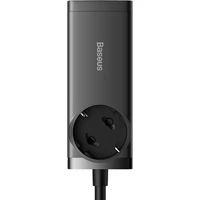 Baseus GaN3 Pro rychlonabíječka 2x USB-C, 2x USB + AC 100W s kabelem USB-C/USB-C černá - Nabíječky