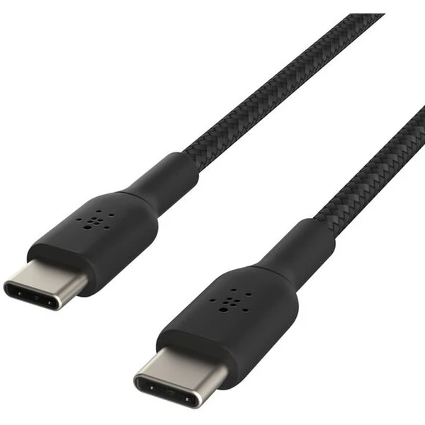 Belkin BOOST Charge Braided USB-C/USB-C napájecí kabel 60W 0,15m černý - Kabely a redukce - Obrázek 7HQF000N01