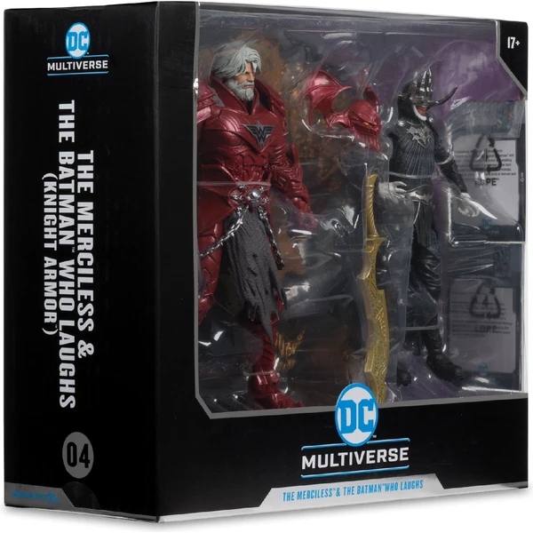 Akční figurky McFarlane DC - Batman Who Laughs (Knight Armor) & The Merciless (Dark Verse) 18 cm - Figurky - Obrázek 7IHE000K01