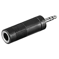 PremiumCord 3,5mm/6,35mm redukce černá - Kabely a redukce