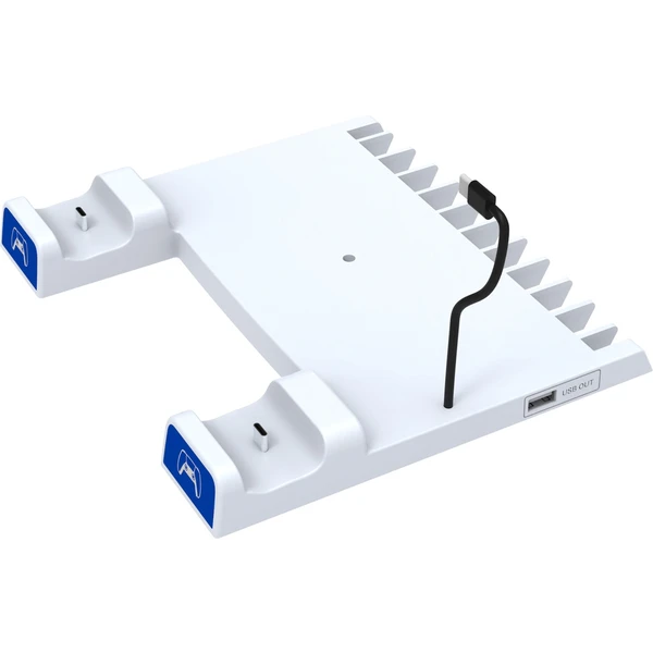 iPega P5S009 Multifunkční Nabíjecí Stojan pro PS5/PS5 Slim bílý - Nabíječky - Obrázek 7JU0000K01