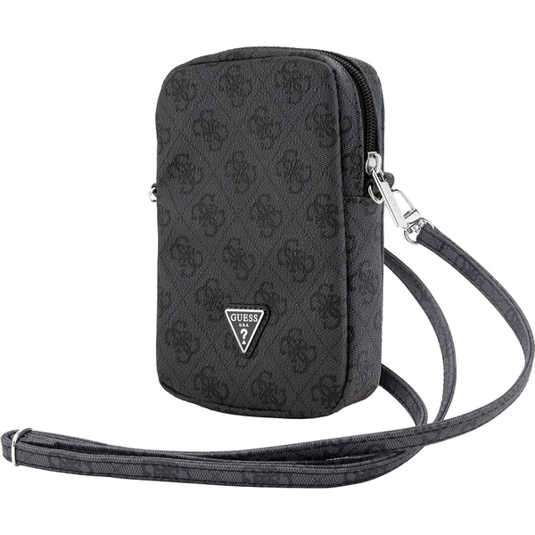 Guess PU 4G Triangle Logo Wallet Phone Bag Zipper černý - Popruhy a crossbody - Obrázek 7JU0000P01