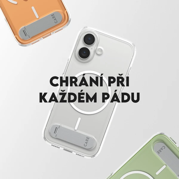 PanzerGlass® CARE Kickstand kryt s MagSafe Apple iPhone 17 stříbrný/bílý - Pouzdra - Obrázek 7KDH000K01