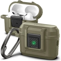 Spigen Lock Fit odolné pouzdro Apple AirPods Pro 2 gen. vintage khaki - Pouzdra