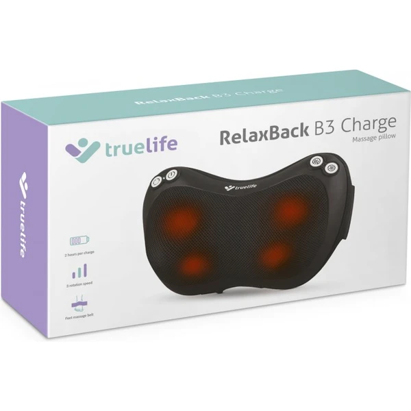 TrueLife RelaxBack B3 Charge masážní polštář - Masážní přístroje - Obrázek 7M42000N01