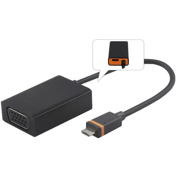 PremiumCord SlimPort/MyDP adaptér na VGA s micro USB napájením - Kabely - Hlavní obrázek
