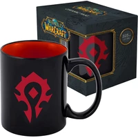 Keramický hrnek World of Warcraft Horda - černý 330 ml (dárkové balení) - Hrnky