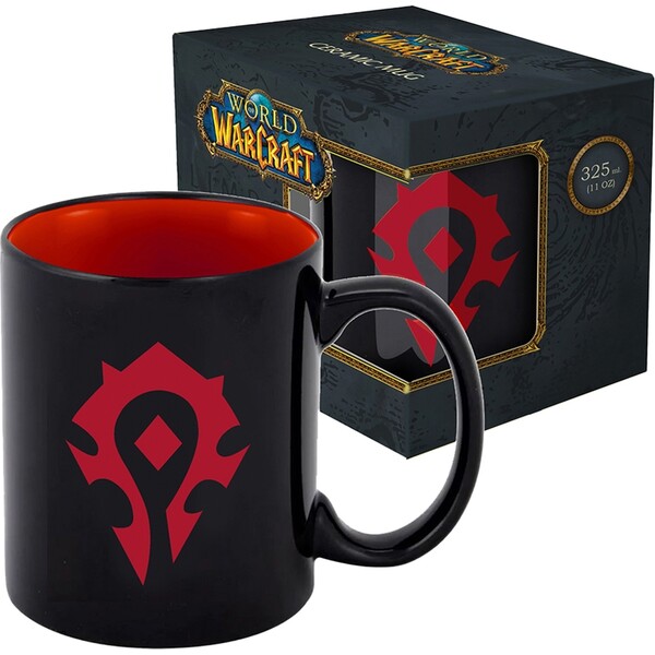 Keramický hrnek World of Warcraft Horda - černý 330 ml