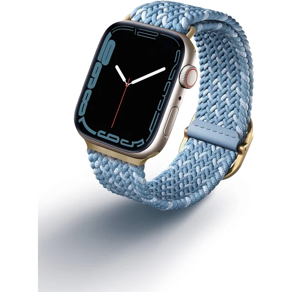 UNIQ Aspen Designer Edition řemínek Apple Watch 42/41/40/38mm Cerulean Blue - Řemínky - Hlavní obrázek