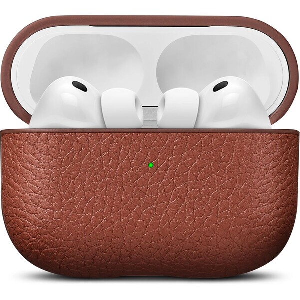 Woolnut kožené pouzdro pro AirPods Pro 3. generace hnědé