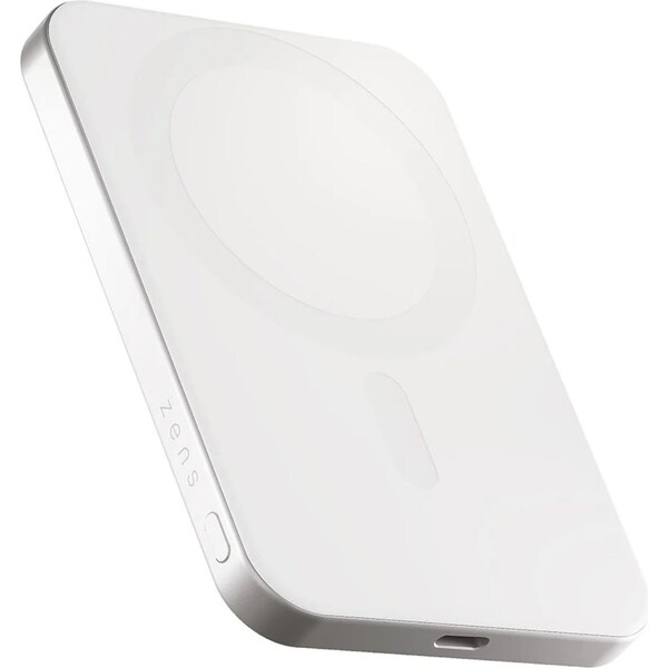 ZENS Pro 1 MagSafe/Qi2 slim powerbanka (5000 mAh), 15 W, USB-C, bílá