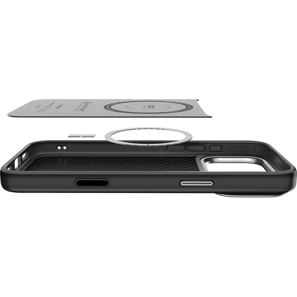 Spigen Enzo Aramid T kryt iPhone 17 Pro Max black/silver - Pouzdra - Obrázek 7SJH000K01