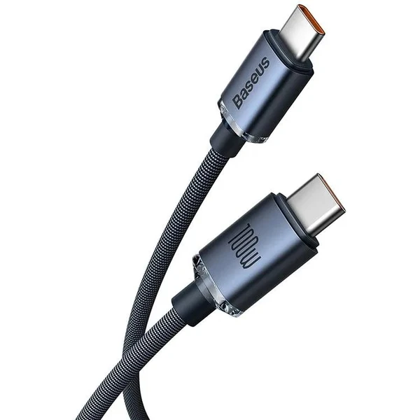 Baseus Crystal Shine USB-C/USB-C napájecí kabel 100W 1,2m černý - Kabely a redukce - Obrázek 7SRL100501