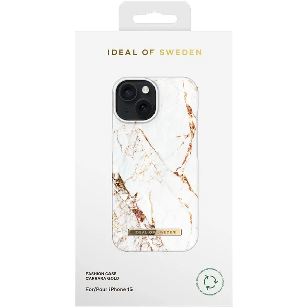 iDeal Of Sweden Fashion zadní kryt iPhone 15 Carrara Gold - Pouzdra - Obrázek 7T80000O01