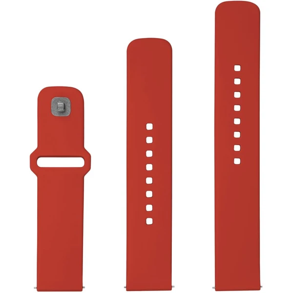 FIXED set silikonových řemínků s Quick Release 20mm pro smartwatch červený - Řemínky - Obrázek 7TM2000O01