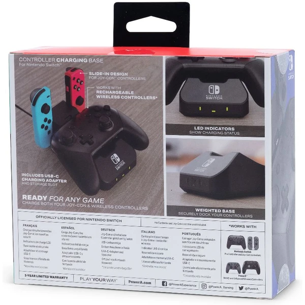 PowerA Multi nabíjecí stanice (Switch) černá - Dokovací stanice - Obrázek 7U5M300401