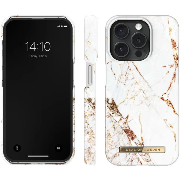 iDeal Of Sweden Fashion zadní kryt iPhone 15 Pro Carrara Gold - Pouzdra - Obrázek 7U80000O01