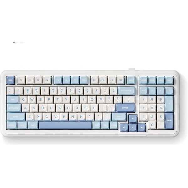 MCHOSE K99 Sky Blue - Wireless Mechanical Keyboard Nebesky modrá