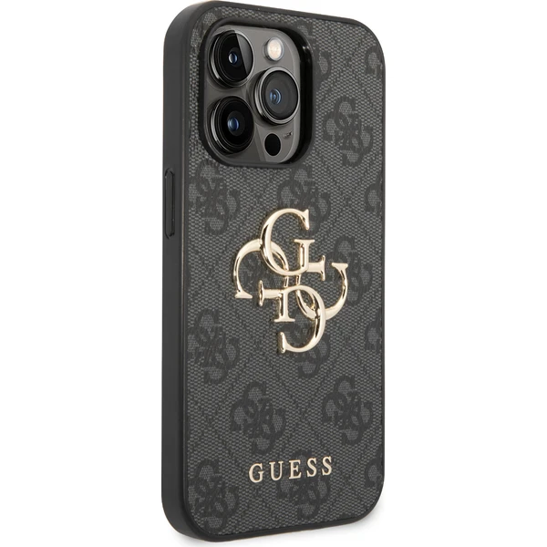Guess PU 4G Metal Logo kryt iPhone 15 Pro Max šedý - Pouzdra - Obrázek 7UK8000601