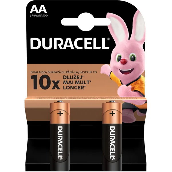 Duracell Basic AA alkalická baterie, 2 ks - Baterie - Hlavní obrázek