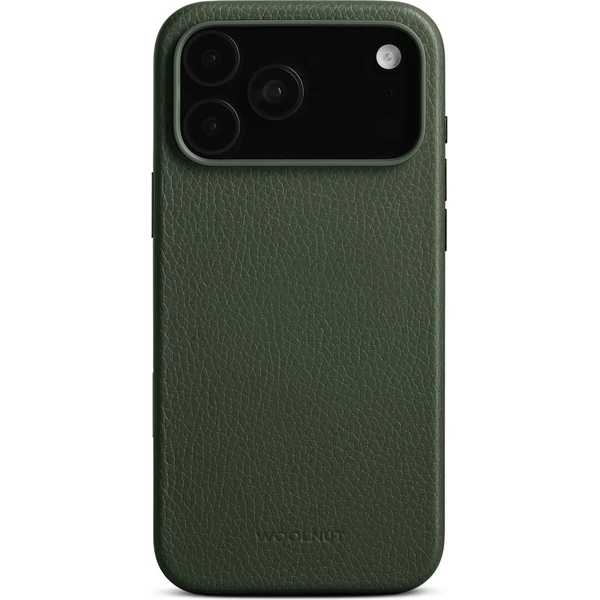 Woolnut MagSafe kožený kryt iPhone 17 Pro Max tmavě zelený - Pouzdra - Obrázek 7VLH000K01