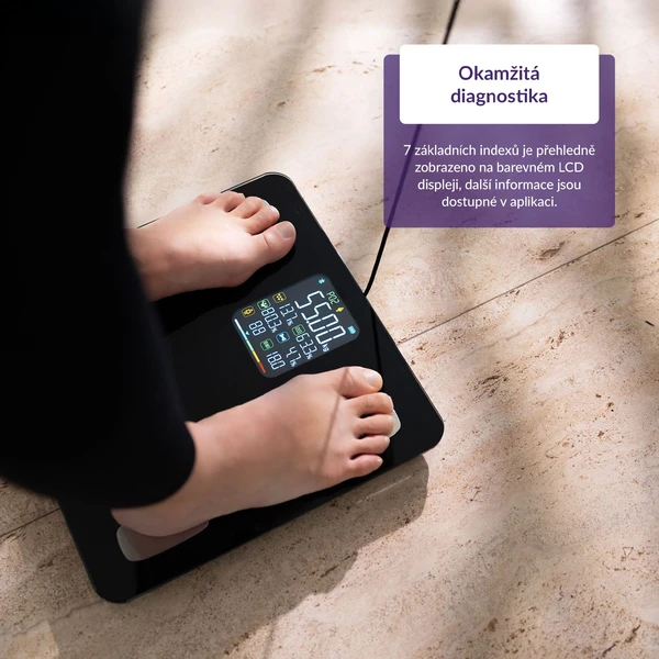 TrueLife FitScale W8 chytrá váha černá - Chytré váhy - Obrázek 7VUL000K01