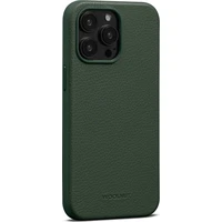 Woolnut MagSafe kožený kryt pro iPhone 15 Pro Max tmavě zelený - Pouzdra