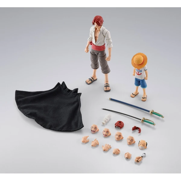 Akční figurka S.H.Figuarts One Piece - Shanks & Monkey D. Luffy Childhood (2 pack) 17 cm - Figurky - Obrázek 7W6E000K01