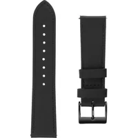 FIXED Leather Strap kožený řemínek s šířkou 22mm pro smartwatch černý - Řemínky