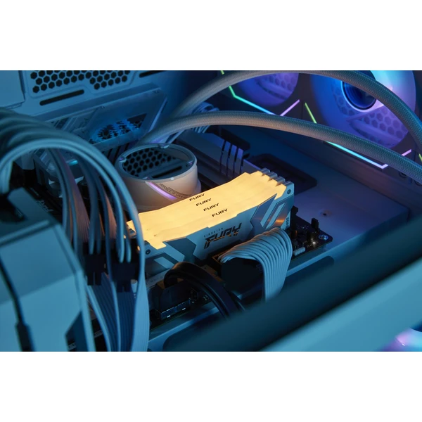 Kingston FURY Renegade White RGB DDR5 32GB 6400MT/s CL32 DIMM (2x16GB) XMP - Operační paměti - Obrázek 7YWN100501