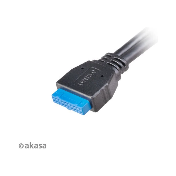 Akasa PCI bracket na 3x USB 3.1, 2x USB Type-A, 1x USB Type-C (AK-CBUB52-50BK) - Kabely a redukce - Obrázek 7Z5X600301