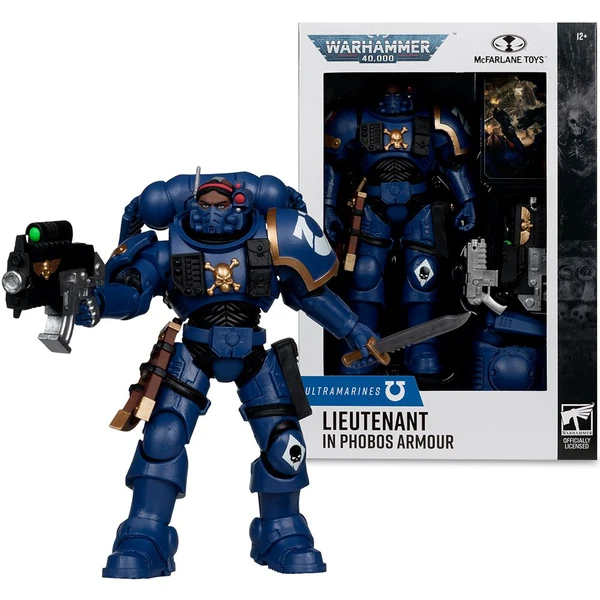 McFarlane Toys MCF10907 - Warhammer 40,000 Actionfigur Lieutenant In Phobos Armor  Ultramarines (artist Proof) 18 Cm