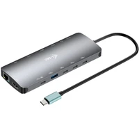 i-tec USB-C Metal Nano 3x Display Dock 2x HDMI 1x USB-C video dokovací stanice - Dokovací stanice