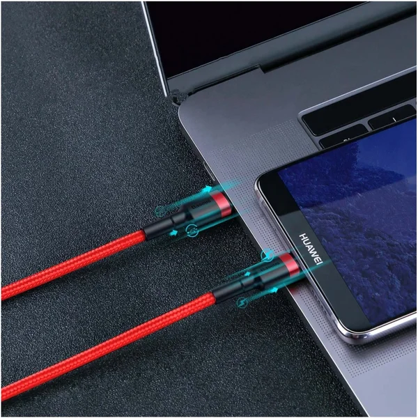 Baseus Cafule USB-C/USB-C napájecí kabel 60W 1m červený - Kabely a redukce - Obrázek 7Z95300401