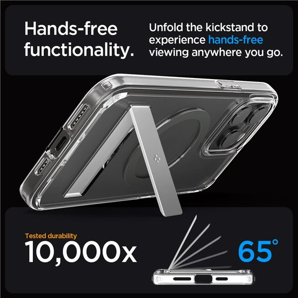 Spigen Ultra Hybrid S MagFit kryt iPhone 15 Pro grafitový - Pouzdra - Obrázek 7ZT8000601