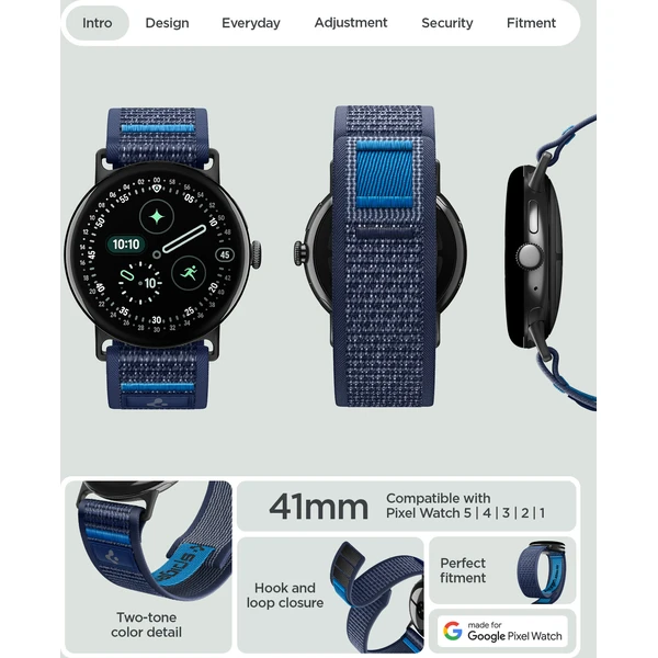 Spigen Athlex Air Active řemínek Google Pixel Watch 5/4/3 41mm/2/1 navy blue - Řemínky - Obrázek 7a3340af97284827a512707d1effdcf6