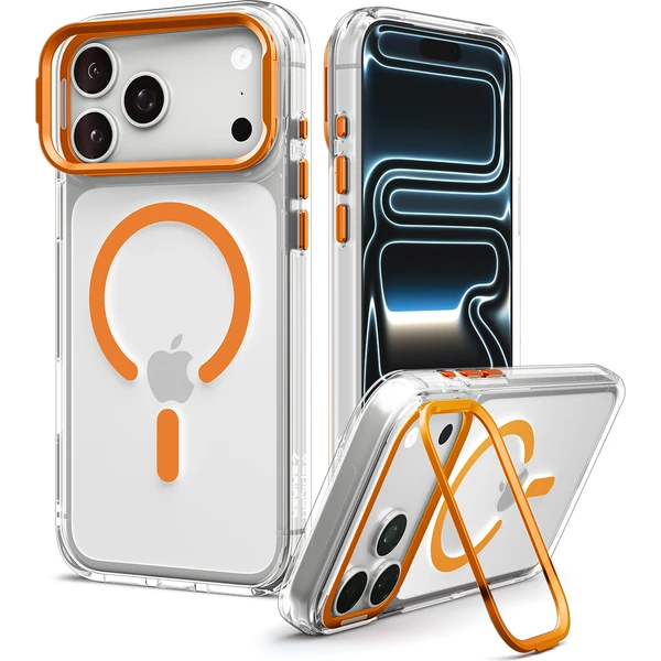 Spigen Ultra Hybrid Optik S MagSafe kryt iPhone 18 Pro Max/17 Pro Max clear orange - Pouzdra - Obrázek 7a3b98c52d094b7786095379424ba09c