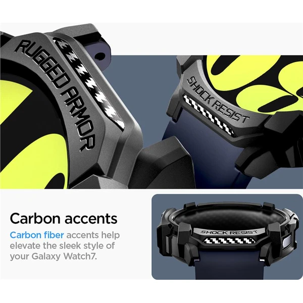 Spigen Rugged Armor pouzdro Samsung Galaxy Watch7 (44mm) matně černé - Pouzdra - Obrázek 7a3e4dd66656490bbf1dfa414bdd274b