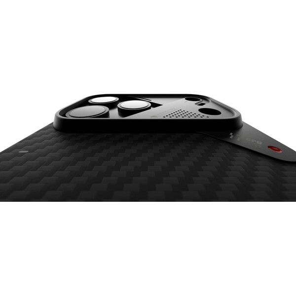 Aulumu A17 Aramid Fiber MagSafe kryt iPhone 17 Pro Max Black - Pouzdra - Obrázek 7a4acb8f3fe8414a90da12ef29f82937