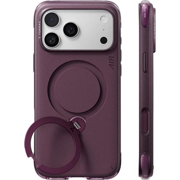 Torras Q3 Air Essential MagSafe kryt iPhone 18 Pro Max fialový